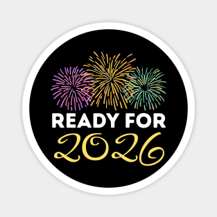 Ready for 2026 New Year Celebration with Fireworks Magnet